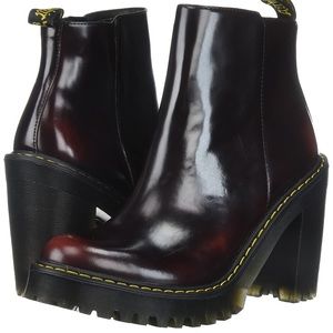 Dr. Martens - Magdalena Ankle Bootie (Cherry Red)